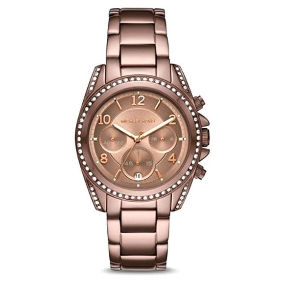 Oversized Blair Pavé Sable-Tone Watch
